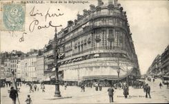 CPA Marseille rue de la Republique 