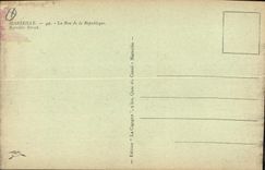 CPA Marseille la rue de la Republique 