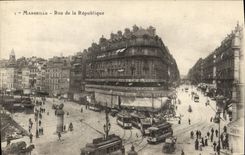 CPA Marseille rue de la Republique 