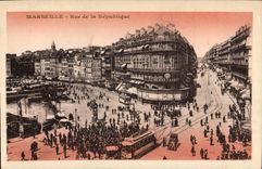 CPA Marseille rue de la Republique 