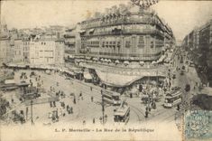 CPA Marseille la rue de la Republique 
