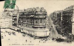 CPA Marseille rue de la Republique 