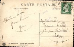 CPA Marseille la rue de la Republique 