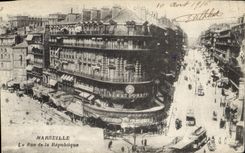 CPA Marseille la rue de la Republique 