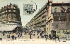 CPA Marseille la rue de la Republique 