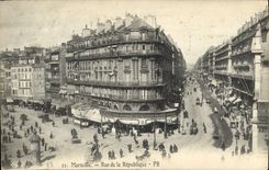 CPA Marseille rue de la Republique 