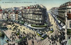 CPA Marseille rue de la Republique 