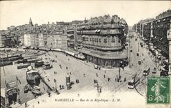 CPA Marseille rue de la Republique 