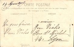 CPA Marseille rue de la Republique et Quai du Port 