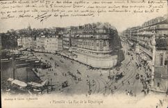 CPA Marseille la rue de la Republique 