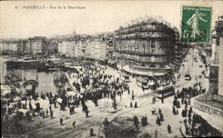 CPA Marseille rue de la Republique 