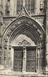 CPA Aix en Provence Cathedrale Saint Sauveur le Portail 