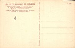 CPA Les Petits Tableaux de Provence Aix en Provence Vantaux sculptes du Portail de la Cathedrale Sai