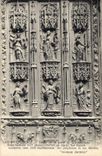CPA Aix en Provence detail de la Porte de la Cathedrale St Sauveur XV siecle Portail en Noyer les Fi