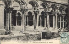 CPA Aix en Provence Cloitre de la Cathedrale XI siecle 