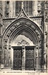 CPA Aix en Provence Cathedrale Saint Sauveur le Portail 