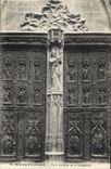 CPA Aix en Provence Porte Sculptee de la Cathedrale 