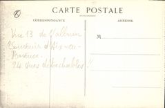 CPA Aix en Provence Porte Sculptee de la Cathedrale 