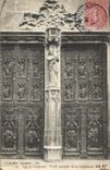 CPA Aix en Provence Porte Sculptee de la Cathedrale 