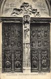 CPA Aix en Provence Porte Sculptee de la Cathedrale St Sauveur 