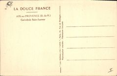 CPA Aix en Provence B du R Cathedrale Saint Sauveur 