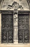 CPA Aix en Provence Porte Sculptee de la Cathedrale Saint Sauveur 