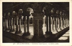 CPA Aix en Provence Cathedrale Saint Sauveur le Cloitre 1080 