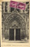 CPA Aix en Provence Cathedrale St Sauveur XI s Portail Roman 