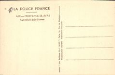 CPA Aix en Provence B du R Cathedrale Saint Sauveur 