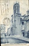 CPA Aix en Provence Cathedrale St Sauveur et rue Jacques de la Roque 