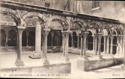 CPA Aix en Provence le Cloitre du XI siecle 