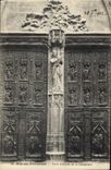 CPA Aix en Provence Porte Sculptee de la Cathedrale 
