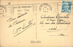 CPA Aix en Provence Interieur de la Cathedrale Saint Sauveur 