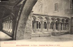 CPA Aix en Provence le Cloitre Cathedrale Saint Sauveur XI siecle 