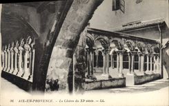 CPA Aix en Provence Le Cloitre du XI siecle 
