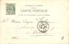 CPA Aix en Provence Portail de la Cathedrale XV S et facade de l'eglise Romane 