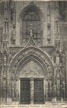 CPA Aix en Provence Cathedrale de St Sauveur le Portail XV siecle 