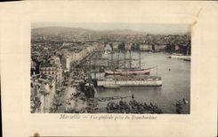 CPA Marseille vue generale prise du Transbordeur 