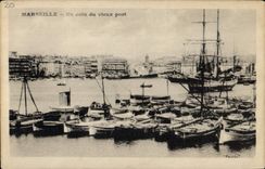 CPA Marseille Un Coin du Vieux Port 