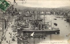 CPA Marseille vue generale du Vieux Port 
