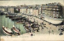CPA Marseille le Quai du Port 