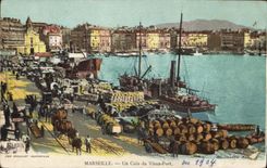 CPA Marseille Un Coin du Vieux Port 