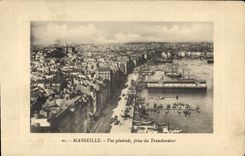 CPA Marseille vue generale prise du Transbordeur 
