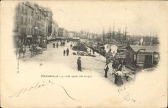 CPA Marseille le Quai du Port 