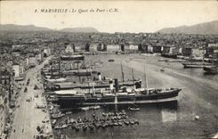 CPA Marseille le Quai du Port 