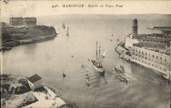CPA Marseille Entree du Vieux Port 
