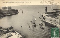 CPA Marseille Entree du Vieux Port 