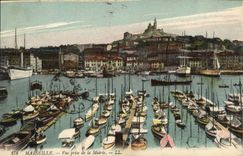 CPA Marseille vue prise de la Mairie 