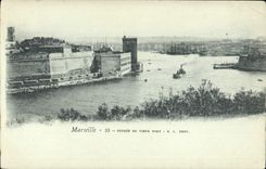 CPA Marseille Entree du Vieux Port 