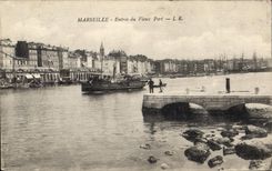 CPA Marseille Entree du Vieux Port 